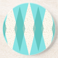 Meio século Moderno Argyle Sandstone Porta copos