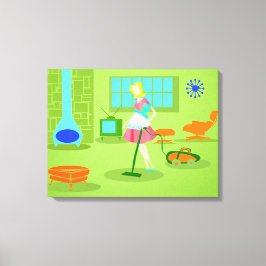 Meio século Moderno de Canvas para Famílias Retro