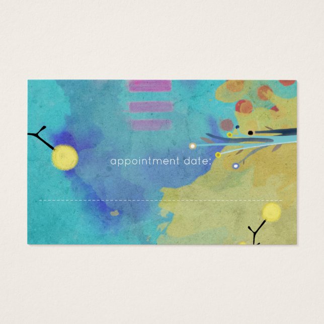 Meios Mistos Pintados Abstratos (Verso)