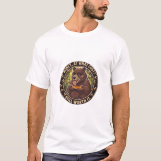 Mel, a Que Custo? Camiseta do Urso de Picada de Ab