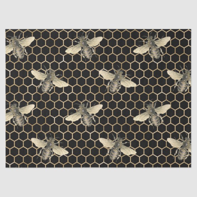 Mel Bee Series Design 8 Papel Tecido (Frente )