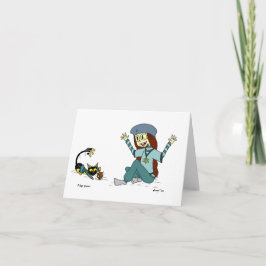 Mel o gato e o cartão de chanucá personalizável ma