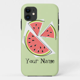 Melancia capas de iphone verde 'Name'