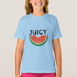Melancia Juicy - Camisa Básica Para Meninas