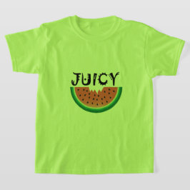 Melancia Juicy - Camisa Básica Para Meninas