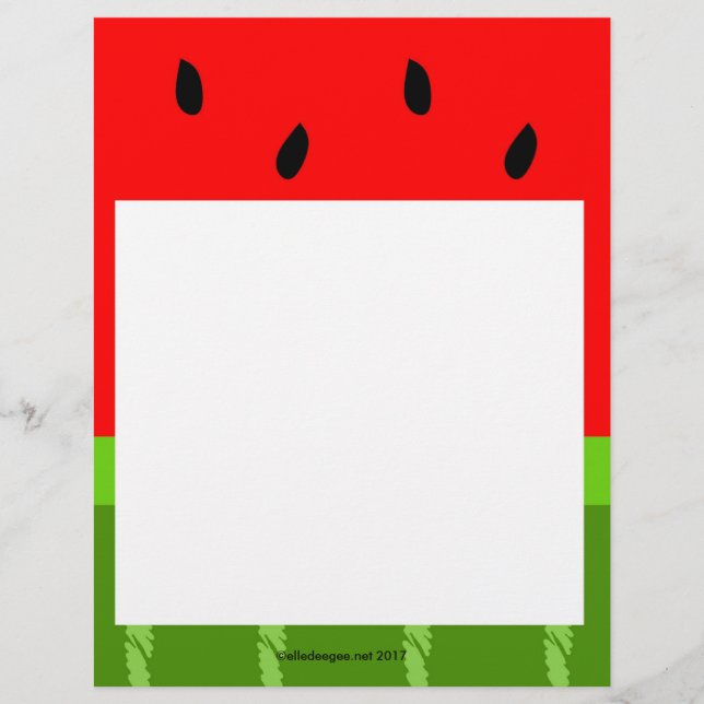 Melancia Letterhead (Frente)