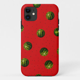 melancias e capas de iphone de sementes