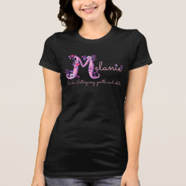 Melanie garotas M name significado de t-shirt mono