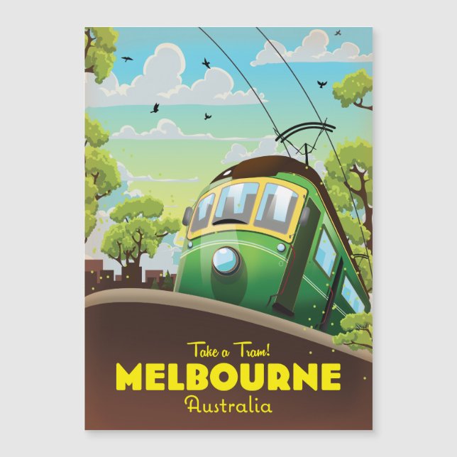 Melbourne Austrália Tram (Frente)