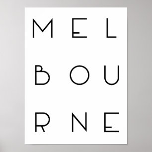 Melbourne Poster
