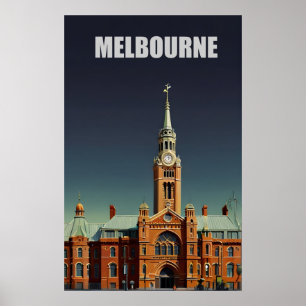 Melbourne poster vintage