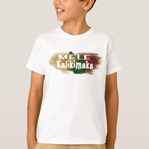 Mele Kalikimaka Hawaii - camisa de garotinho