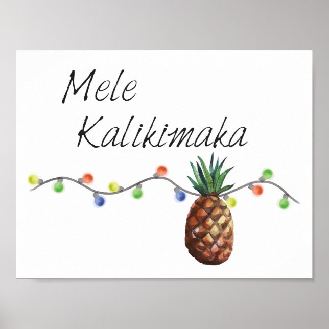Mele Kalikimaka - Poster de Natal (Frente)