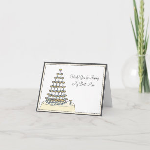 Melhor Amigo Engraçado Cartão de Agradecimento - B