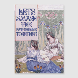 Melhor Amigo Feminista Vamos esmagar o patriarcado