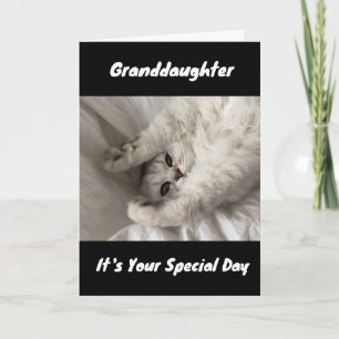 MELHOR ANIVERSÁRIO PARA ***GRANDAUGHTER*** CARTÃO