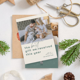 Melhor Anúncio de Natal de Férias Verdes com Foto 