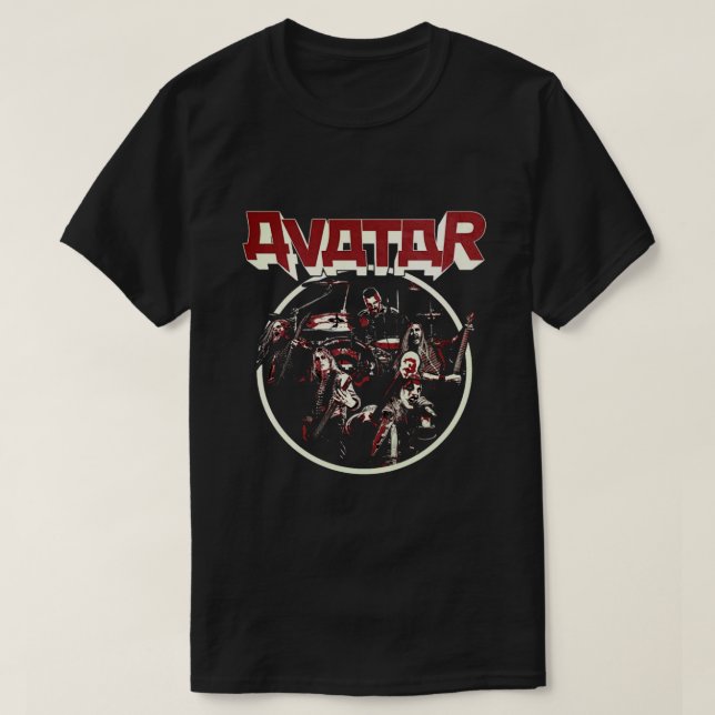 melhor arte do camiseta Clássico da banda de avata (Frente do Design)