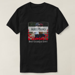 Melhor Avô de Todos! Foto da Família Camiseta Pers