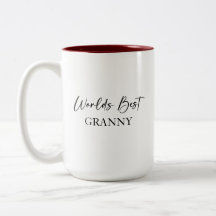 Melhor avó do mundo e caneca personalizada mais am