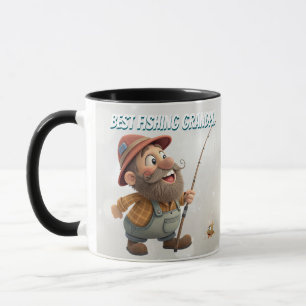 Melhor Avô Pescador - Feliz Dia dos Pais Caneca De
