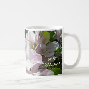 MELHOR AVÓ! Presentes de Caneca de Café Flores de