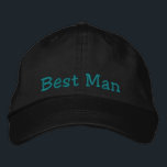 Melhor Boné bordado<br><div class="desc">Mostre ao seu melhor homem que aprecia tudo que ele faz por você! O boné de aparência de excelente tem o MELHOR HOMEM bordado nele. Escolha uma cor que corresponda às suas cores de casamento, ou uma que pareça excelente com a sua coloração. Presente perfeito.</div>
