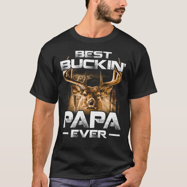 Melhor Bucking da caça dos cervos da camisa da (Frente)