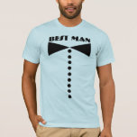 Melhor Camisa - Casamento - Personalizado<br><div class="desc">Melhor Casamento Engraçado Bio Bowtie Buttons Tuxedo Casamento de Solteiro T-shirts</div>