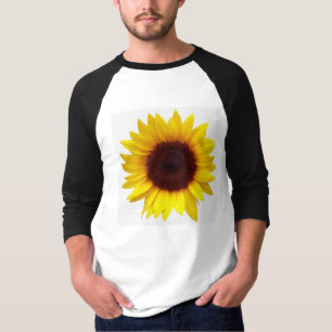 Melhor camisa de design de girassol