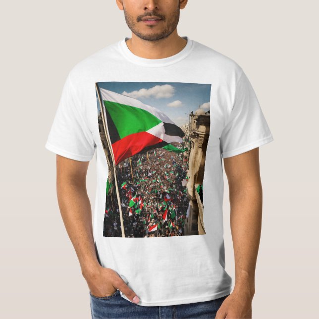 MELHOR CAMISA DE DESIGN PALESTIN PARA HOMENS (Frente)