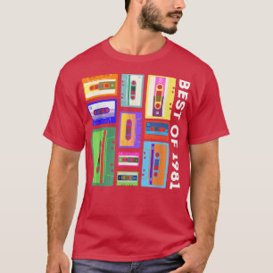 Melhor Camisa de Fita Cassete de 1981 Camisa 80s 9