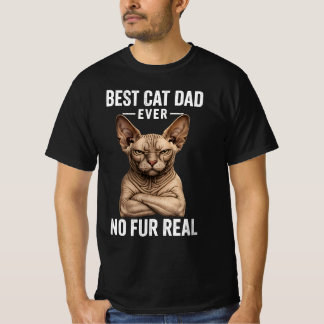 Melhor Camisa de Gato Pai do Mundo Sphynx