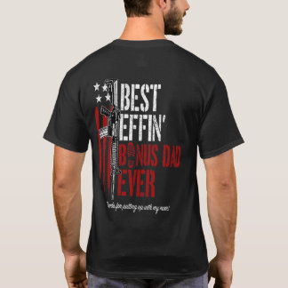 Melhor Camisa De Pai De Bônus Effin (Traseira)