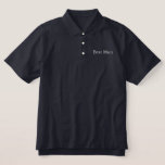 Melhor Camisa Polo<br><div class="desc">A Camisa Best Man Polo é mostrada em Marinho com o texto bordado branco. Personalize este item ou comprar conforme mostrado.</div>