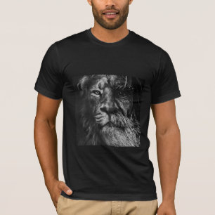 Melhor camiseta de rosto de leão - camisa engraç