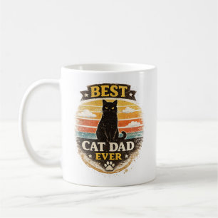 Melhor Caneca de Café do Pai de Gato de Todos os T