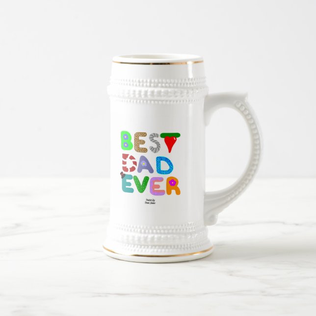 Melhor Caneca de cerveja de Pai (Direita)