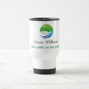 Melhor Caneca de viagem de Golfer de Nome Personal