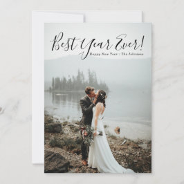 Melhor Cartão com fotos de Férias do Ano Novo