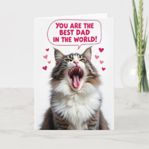 Melhor Cartão de Arte Felina para Papai