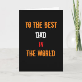 Melhor Cartão de Boas Festas para o Papai do Mundo