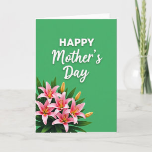 Melhor Cartão de Flores do Dia das Mães
