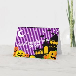 Melhor cartão de nota de Halloween