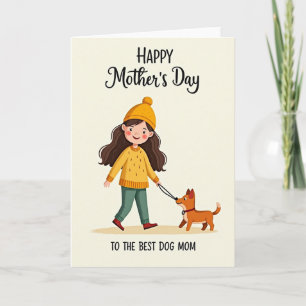 Melhor Cartão do Dia das Mães para Mãe de Cachorro