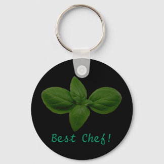 Melhor Chef! Basil Leaf Chaveiro
