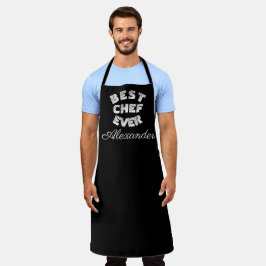 Melhor Chef Nunca Legista Nome Branco Negro Modern