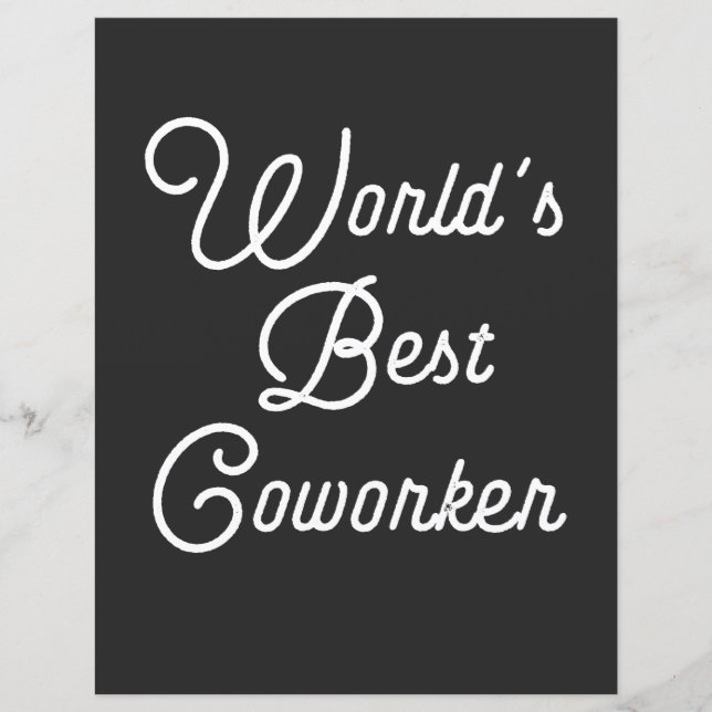 Melhor Colega de Trabalho do Mundo (Frente)