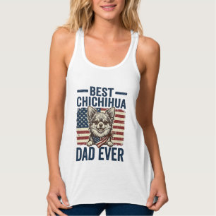 Melhor Design de Camisa de Cachorro Patriótico Pai