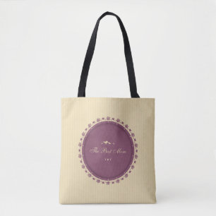 Melhor Dia de as mães Vintage da Mãe   Tote Bag